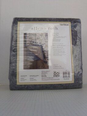 New NWT Rug Pad Allen Roth 2' x 8' Gray Extra Thick Carpet Runner